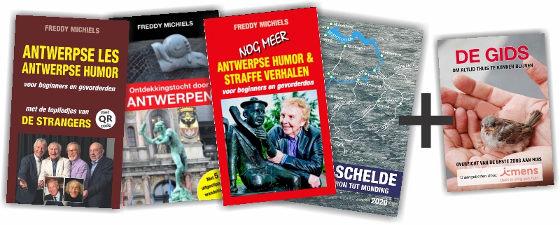 4 Boeken over Antwerpen + De Gids (2020-2023)